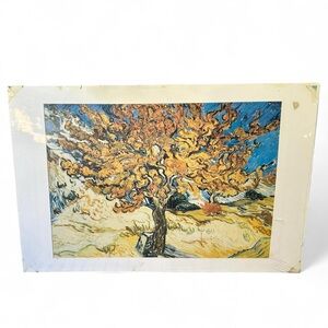 Van Gogh Mulberry Tree Canvas Art 24x36 NEW Sealed Framed Portal